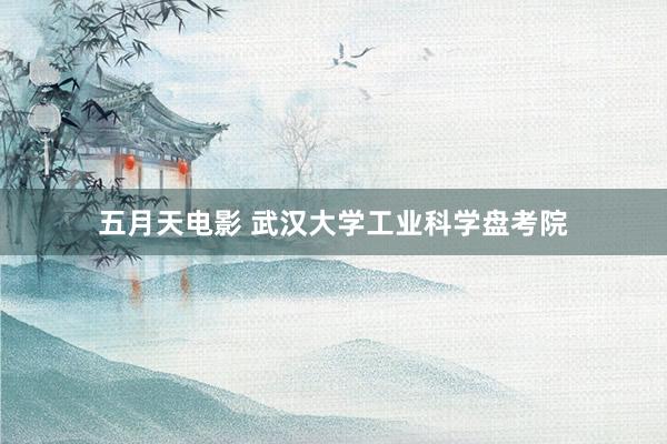 五月天电影 武汉大学工业科学盘考院