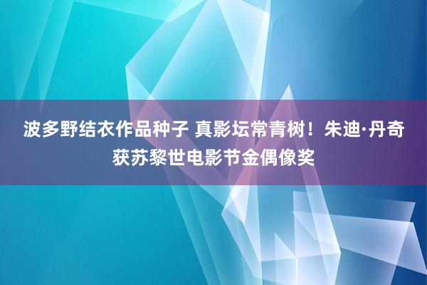 波多野结衣作品种子 真影坛常青树！朱迪·丹奇获苏黎世电影节金偶像奖