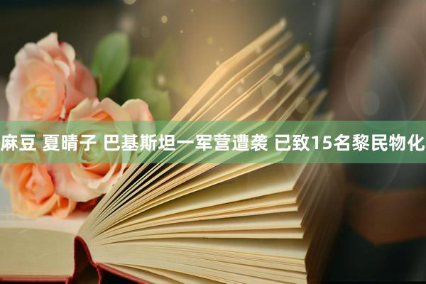 麻豆 夏晴子 巴基斯坦一军营遭袭 已致15名黎民物化